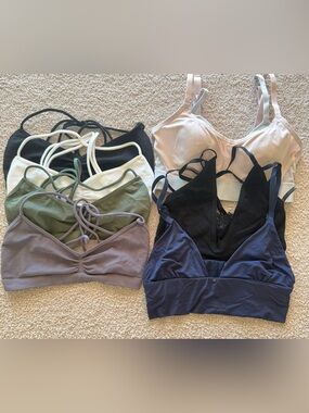 🤍 Bra Bundle (7 pcs) | Free People, Anthropologie, Natori, Intimo | XS/S/32B
